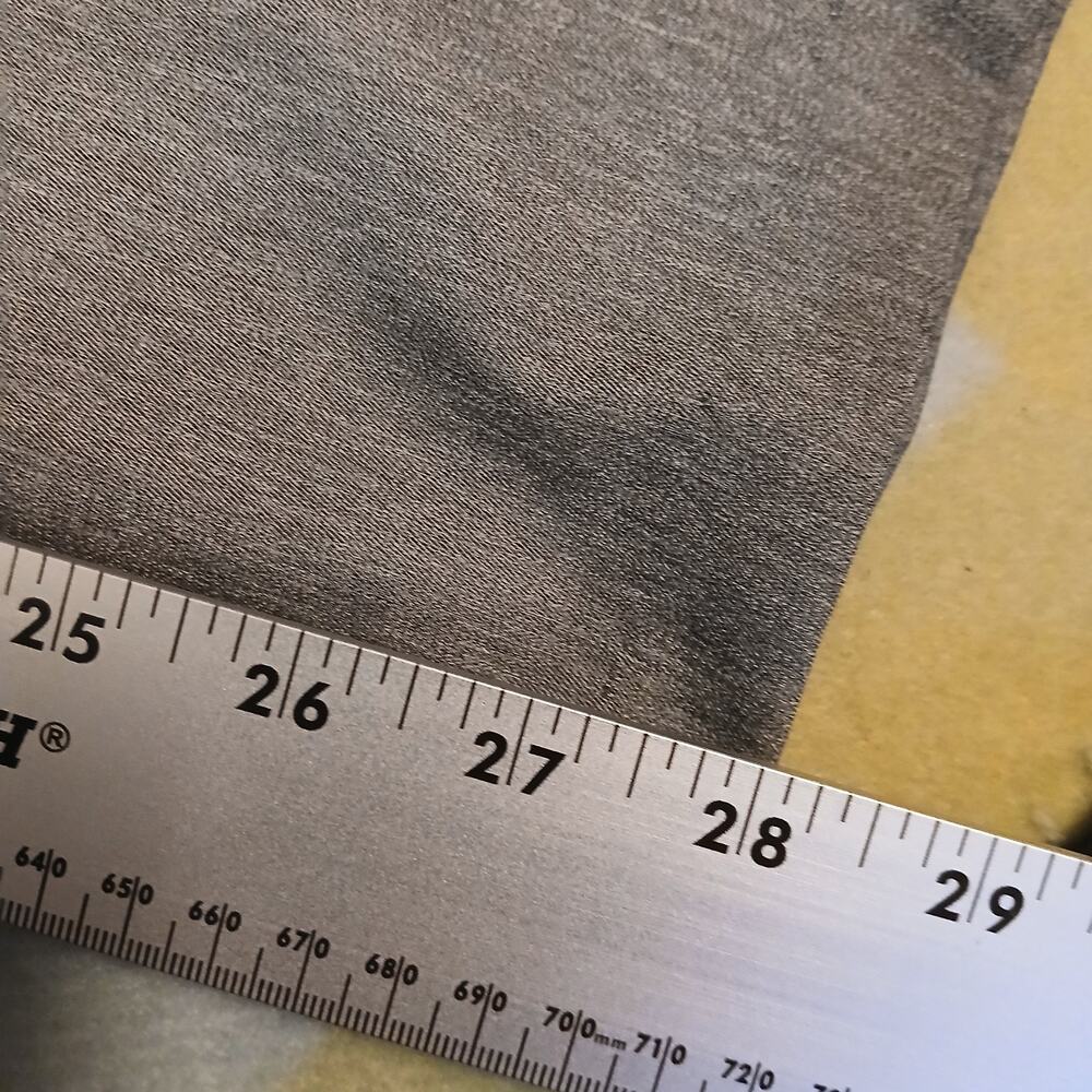 Lee Pants Womens 18 Short Gray Relaxed Wrinkle Free Mid Rise Straight Leg - Picture 7 of 7